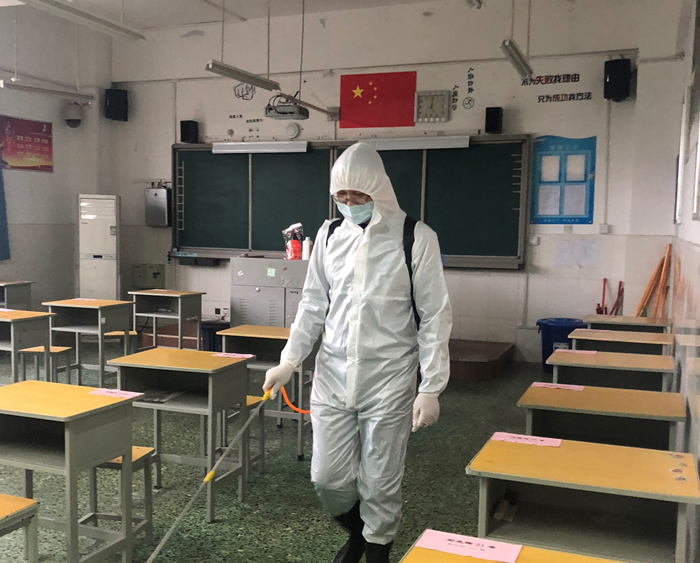 畅心虫控施工现场